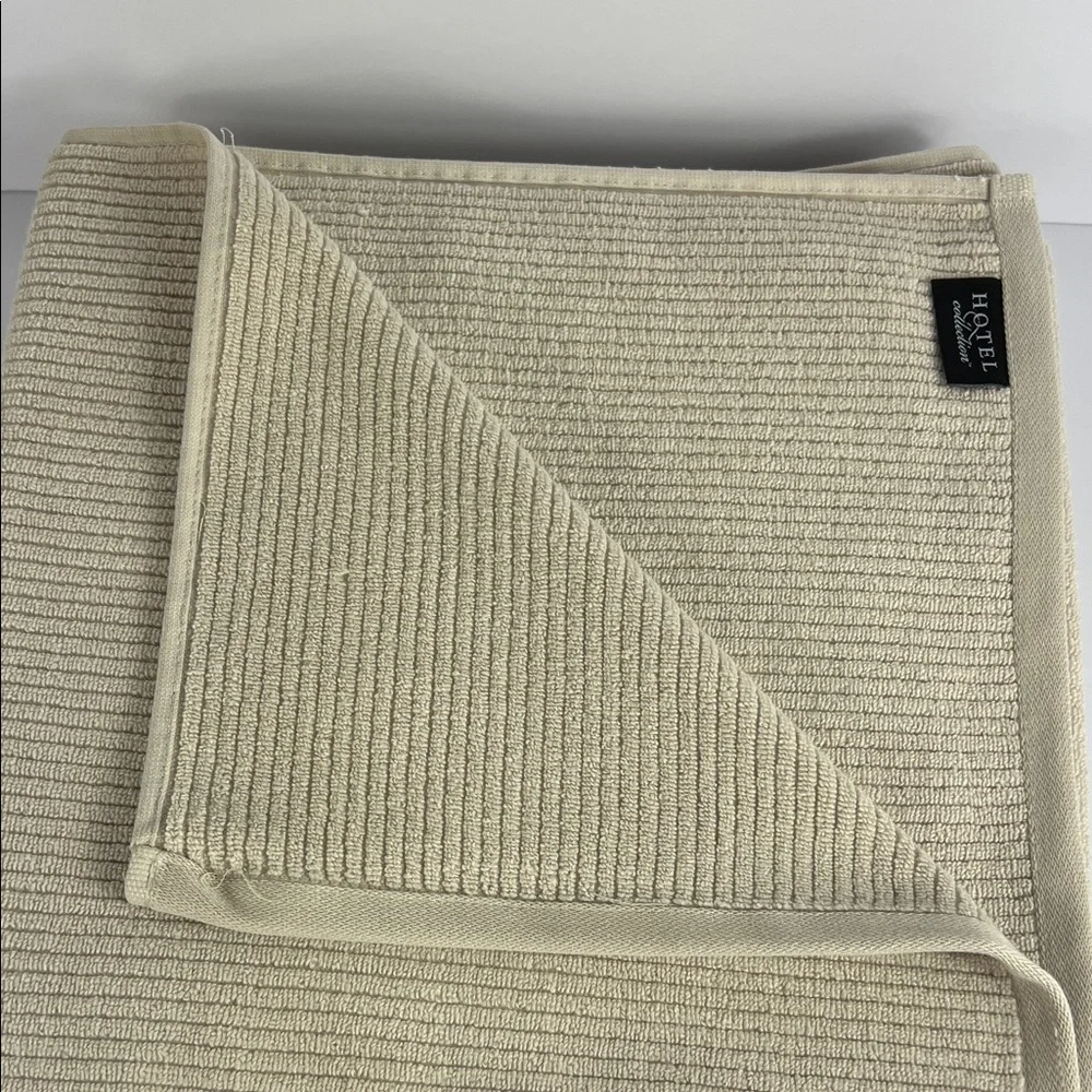 Hotel Collection Bath Towels Tan Luxury 100% Cotton Made in Turkey 2 Pc Set NEW